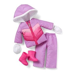 The Frosty Fun Outfit Snowsuit WellieWishers 14.5in Doll American Girl Winter